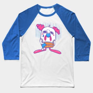 Sad Clown in a Barrel Baseball T-Shirt